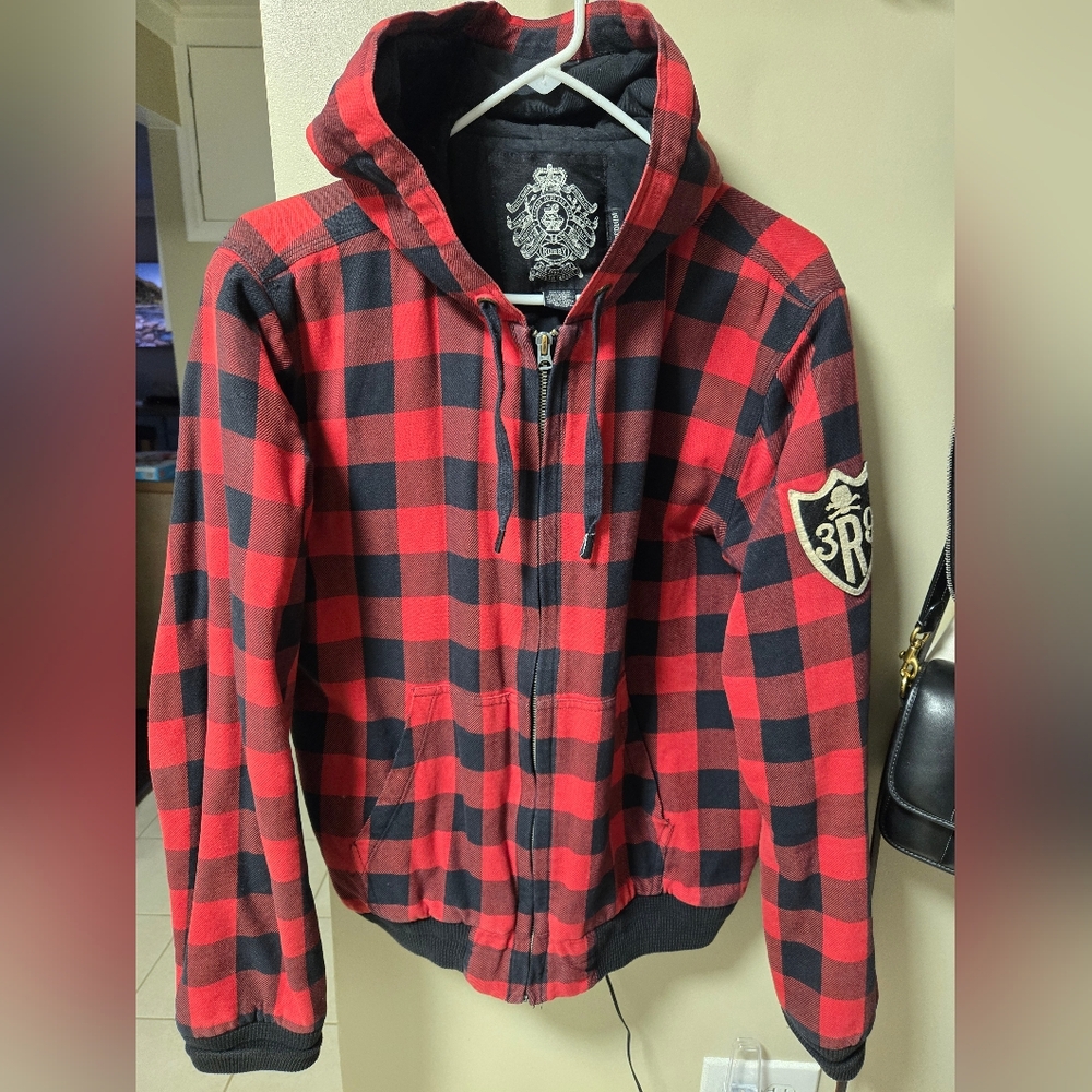 Ralph Lauren Red and Black Plaid Jacket